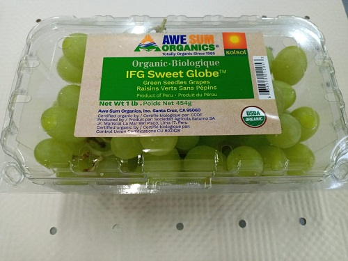 GRAGRE18#PRI  Seedless Green Grapes (18#) - Pacific Coast Fruit Co.
