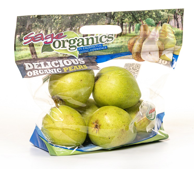 Promotable volumes on Washington pears, especially organic